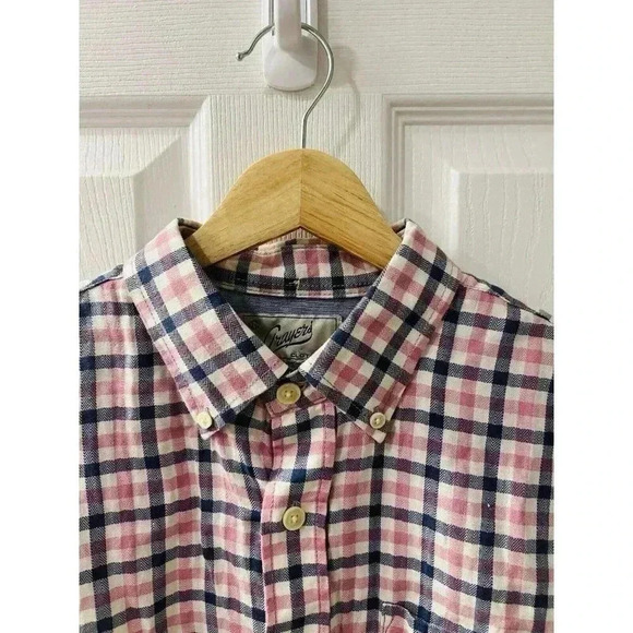 Grayers Clothiers Men’s Button Down Plaid Short Sleeve Shirt Size Small - Picture 3 of 7